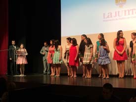 Claudia Gasque, Fallera Major Infantil 2015, s’acomiadà dels fallers i falleres de Gandia