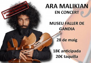 Concert Ara Malikian i Fernando Egozcue en el Museu Faller de Gandia @ Museu faller de Gandia  | Gandia | Comunidad Valenciana | Espanya