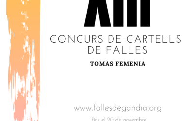 Obert el termini de presentació de Cartells Tomàs Femenia patrocinat per la Federació de Falles