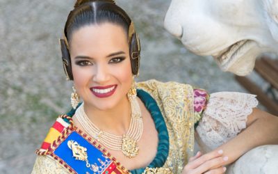 Marina Civera Fallera Major de València 2019 serà la mantenidora de la presentació de la Fallera Major de Gandia, Sandra Faus.