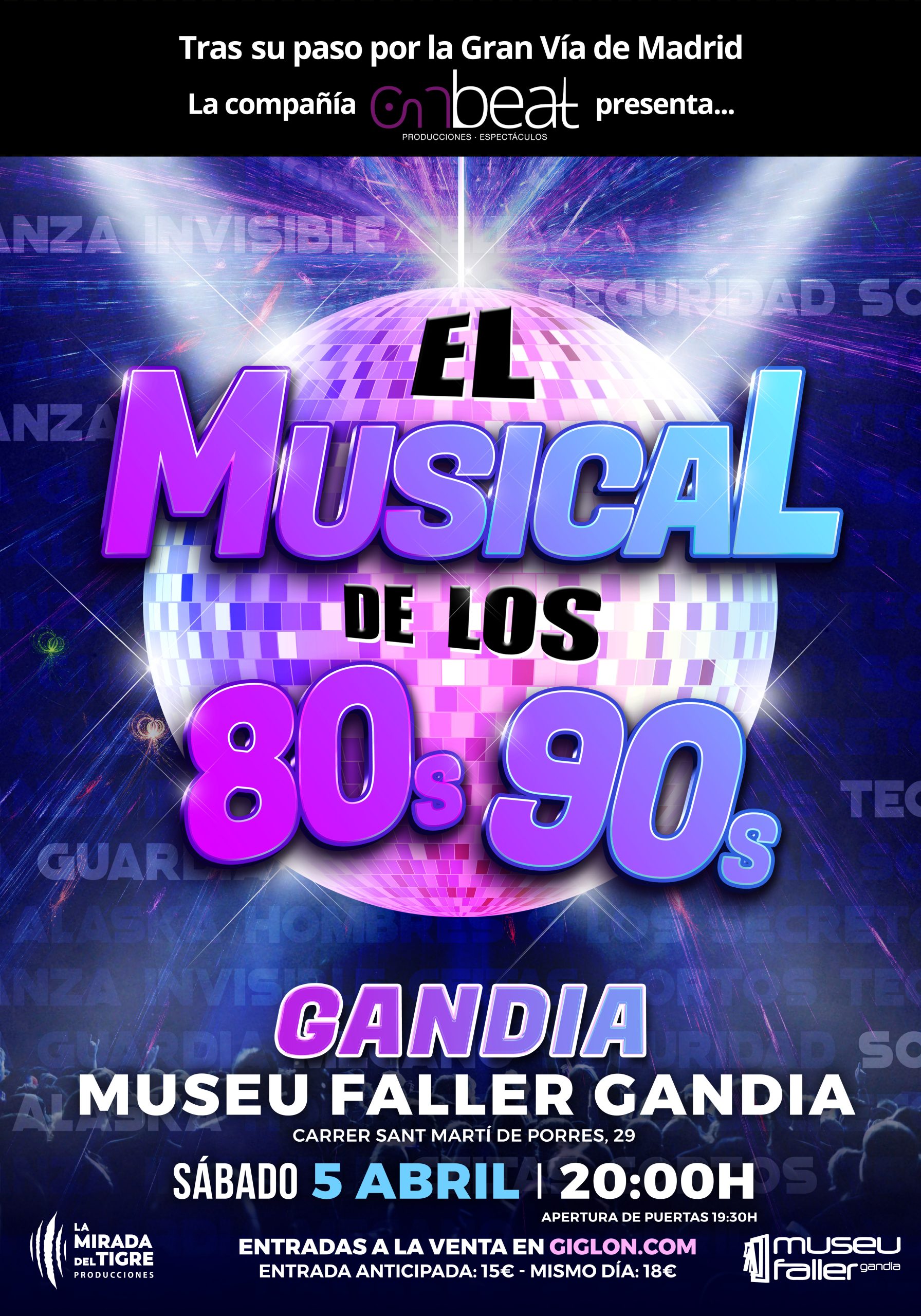 EL MUSICAL DE LOS  80's Y LOS 90's